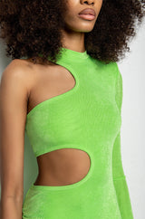 NEW TO YOU MINI DRESS WITH CUT OUTS