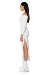 NEXT LEVEL V NECK KNIT MAXI DRESS