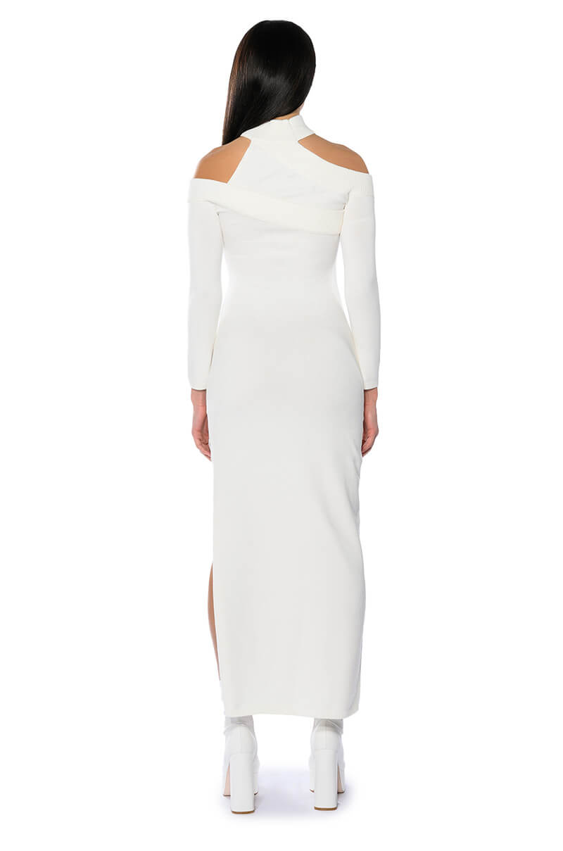 NEXT LEVEL V NECK KNIT MAXI DRESS