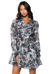 NEXT TIME BELTED MINI DRESS
