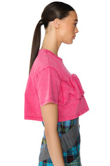 NICE FOR WHAT CROPPED MINERAL WASH T-SHIRT