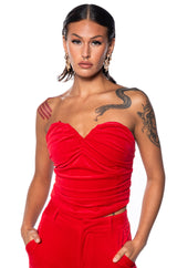 NIGHT MOVES VELVET CORSET
