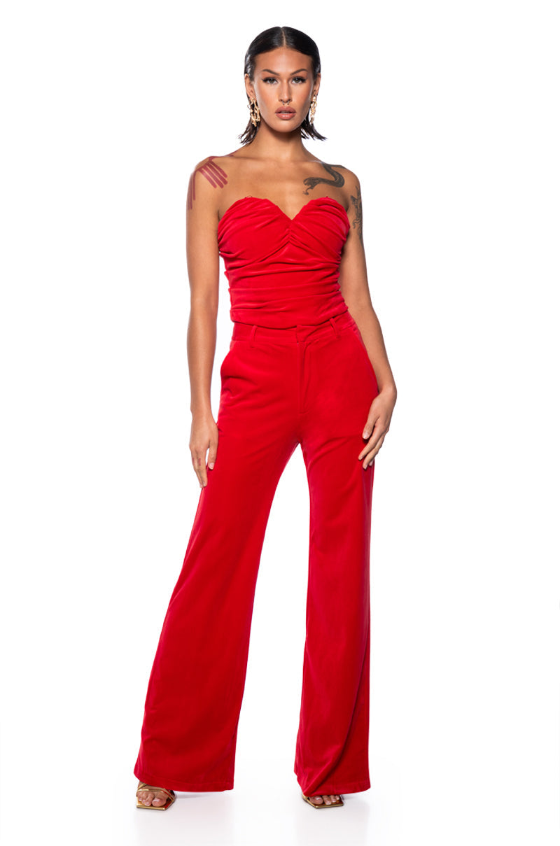 NIGHT MOVES VELVET CORSET