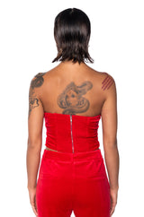 NIGHT MOVES VELVET CORSET