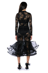 NIGHT OF MY LIFE LACE MAXI DRESS