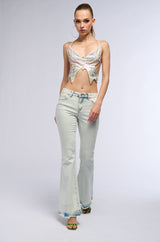 NIGHT SHIFT FLARE DENIM PANT