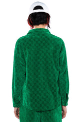 NINA TEXTURED BUTTON DOWN SHIRT