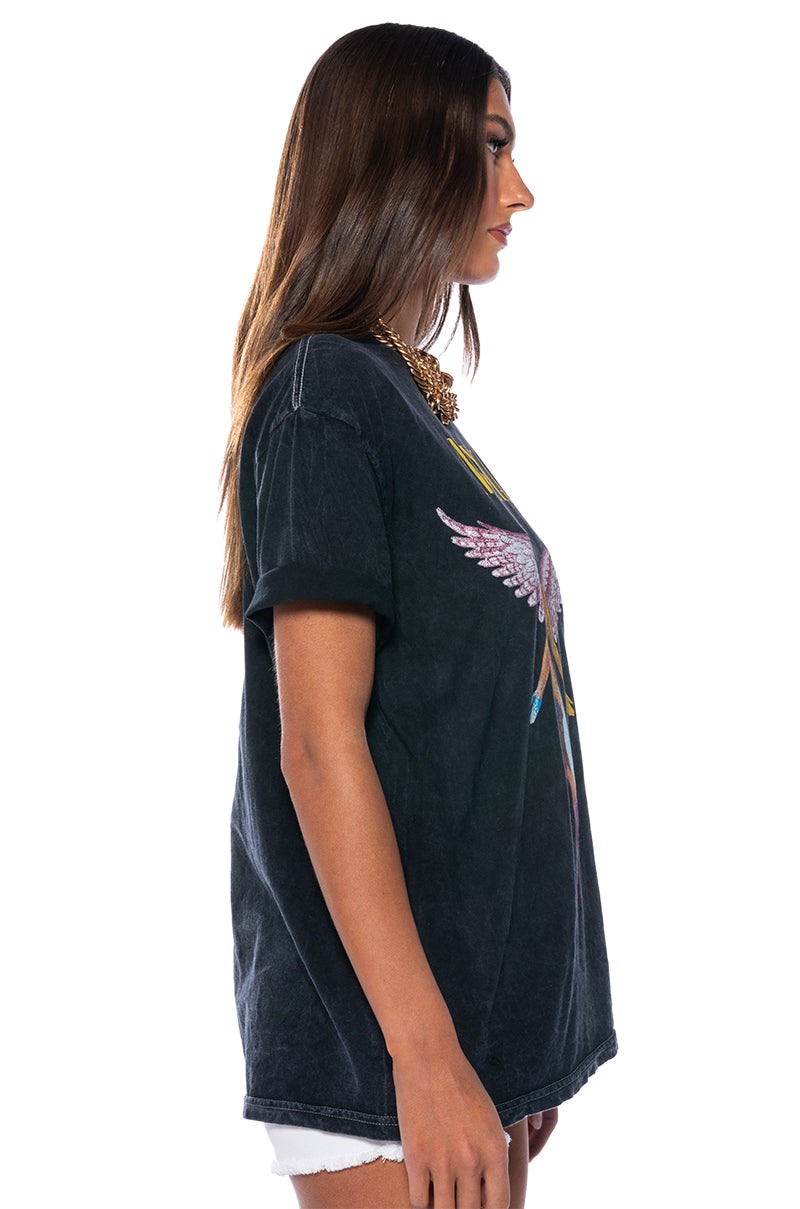 NIRVANA IN UTERO OVERSIZED BAND TEE