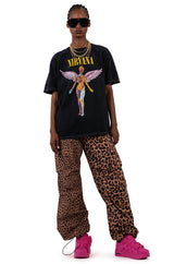 NIRVANA IN UTERO OVERSIZED BAND TEE