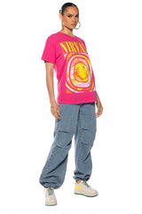 NIRVANA OFFICIAL LOGO OVERSIZED BAND TEE