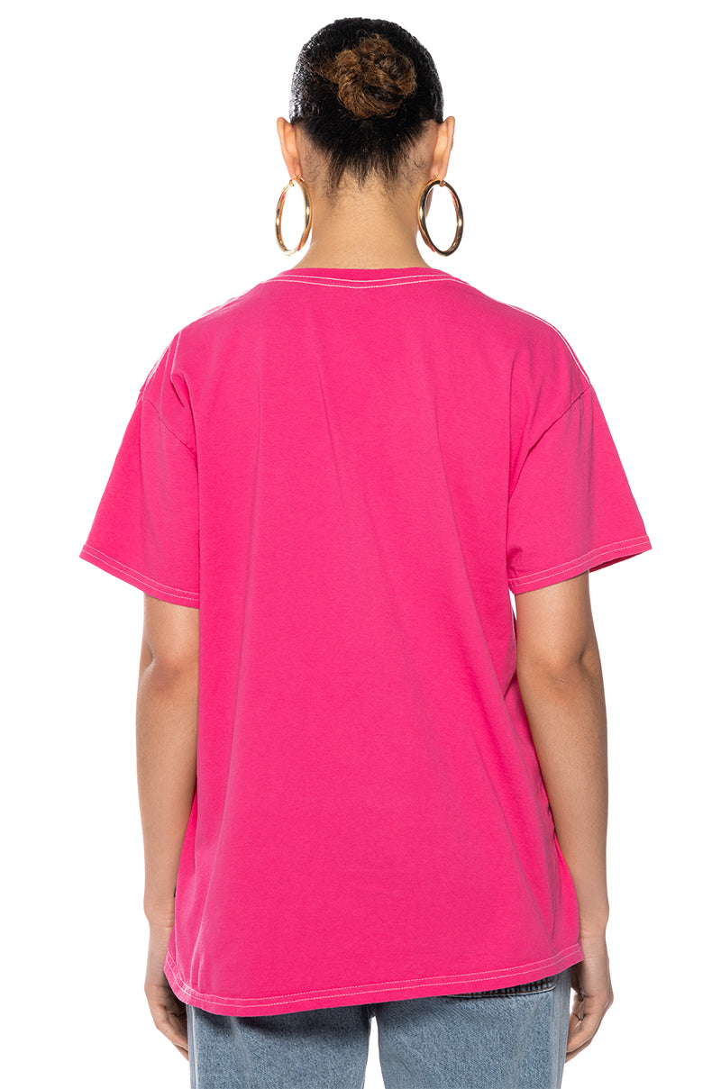 NIRVANA OFFICIAL LOGO OVERSIZED BAND TEE