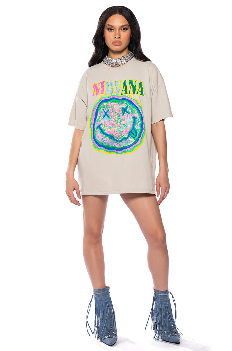 NIRVANA TRIPPY GRAPHIC TEE