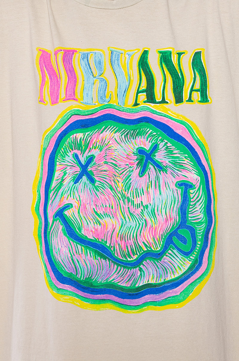 NIRVANA TRIPPY GRAPHIC TEE