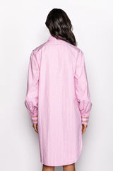 NO BASIC DAYS BUTTON UP DRESS WITH RHINESTONE DETAIL