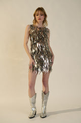 NO ONE LIKE ME SEQUIN MINI DRESS