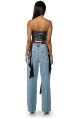 NONSTOP RUCHED TUBE TOP