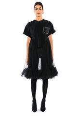 NOT IN THE MOOD OVERSIZED HIGH LOW SHORT SLEEVE TSHIRT