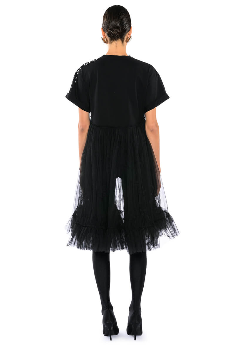 NOT IN THE MOOD OVERSIZED HIGH LOW SHORT SLEEVE TSHIRT