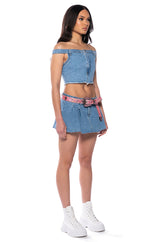 LIKE SO DENIM TOP