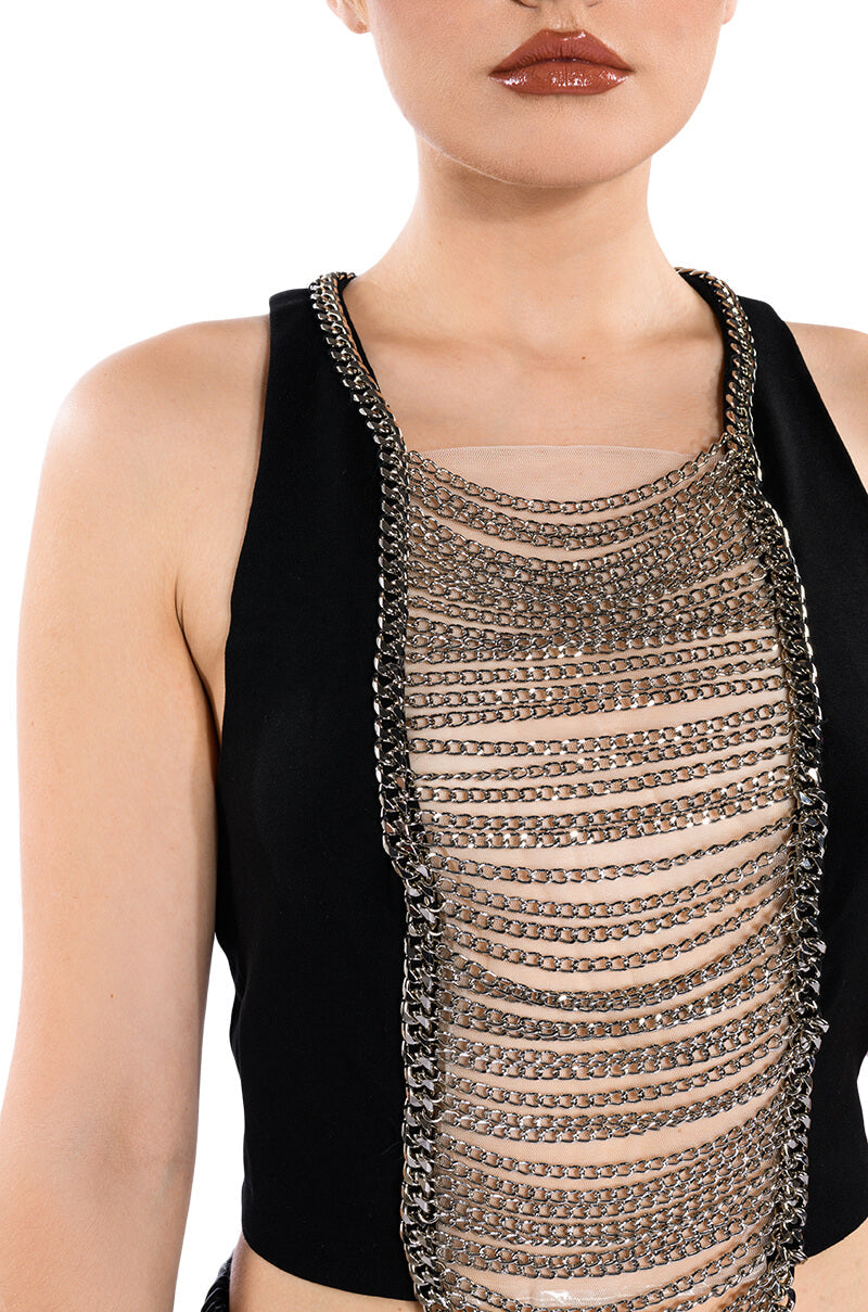 NOVA LAYERED CHAIN TANK TOP