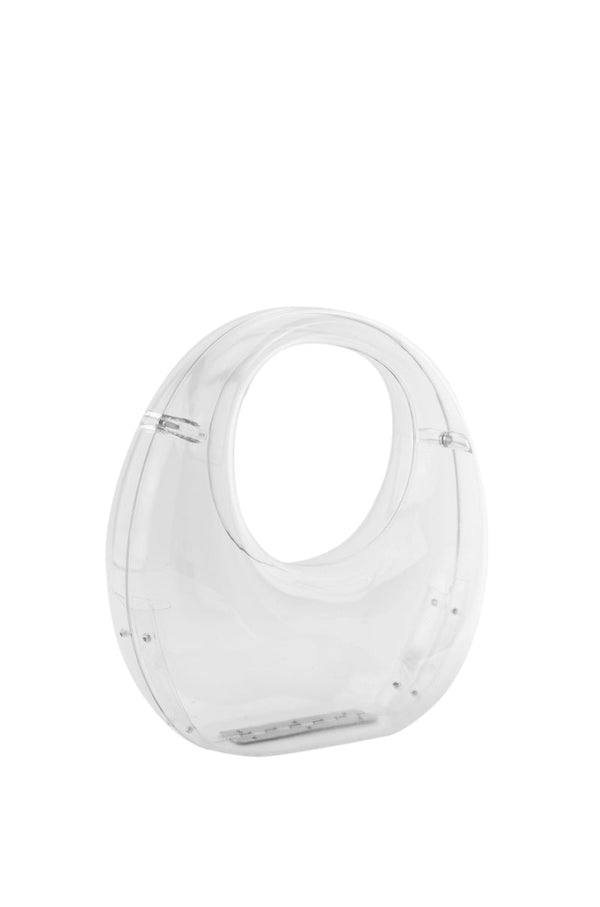 NOW YOU SEE ME ACRYLIC BAG IN CLEAR