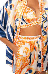 OCEAN VIEW BUTTON DOWN TOP AND SHORT SET