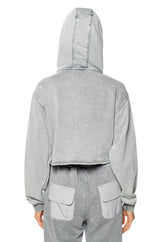 OFF DUTY POCKET DETAIL SWEATSHIRT