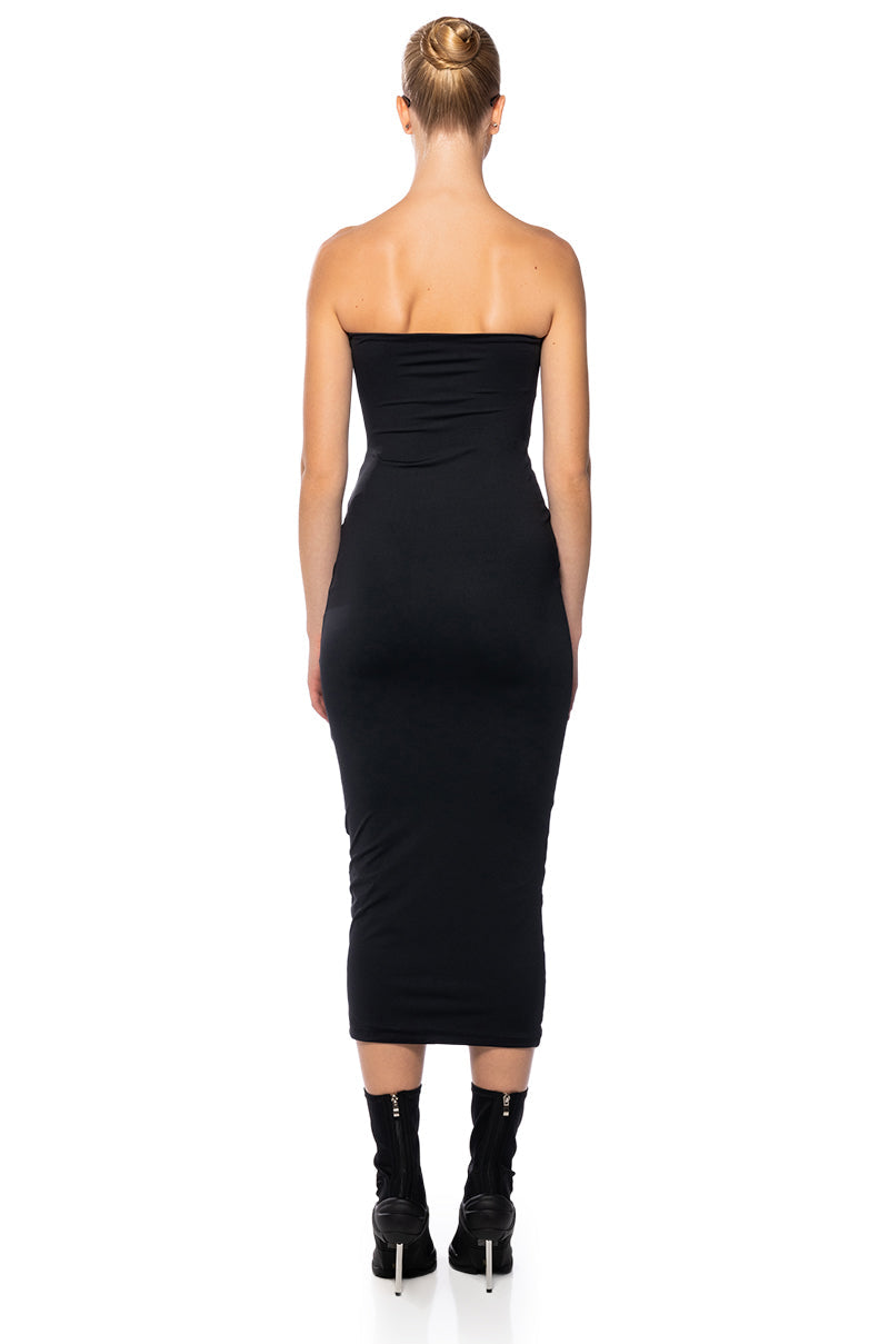 OFF THE TOP TUBE MIDI DRESS