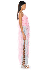 OH DARLING RUFFLE LONG TOP