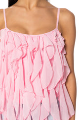 OH DARLING RUFFLE LONG TOP