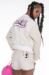 OKAY TONAL VARSITY BOMBER