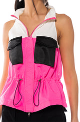 OLLIE MULTICOLOR SLEEVELESS BLOUSE