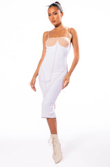 ON MY TEAM MIDI DRESS