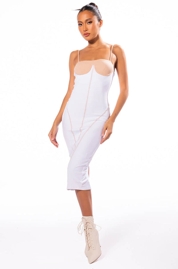 ON MY TEAM MIDI DRESS
