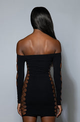 ON ONE SEAMLESS CUTOUT MINI DRESS