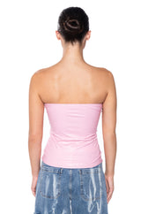 ON THE GO METALLIC TUBE TOP