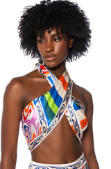 ON THE ISLAND TIE TOP MAXI SKIRT SET