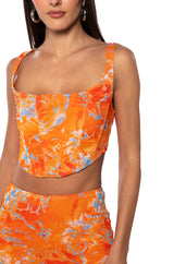 ON THE SHORE CORSET TOP