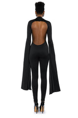 ON TOP DRAMATIC SLEEVE CATSUIT