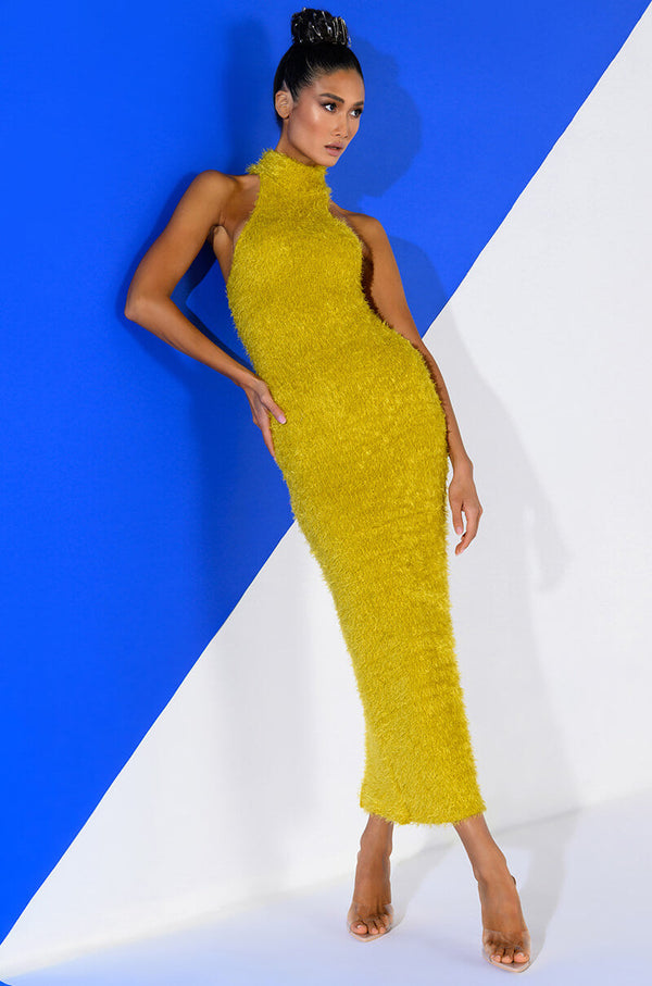 ON WE GO TEXTURED MAXI DRESS