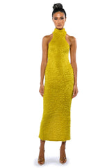ON WE GO TEXTURED MAXI DRESS