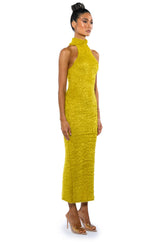 ON WE GO TEXTURED MAXI DRESS