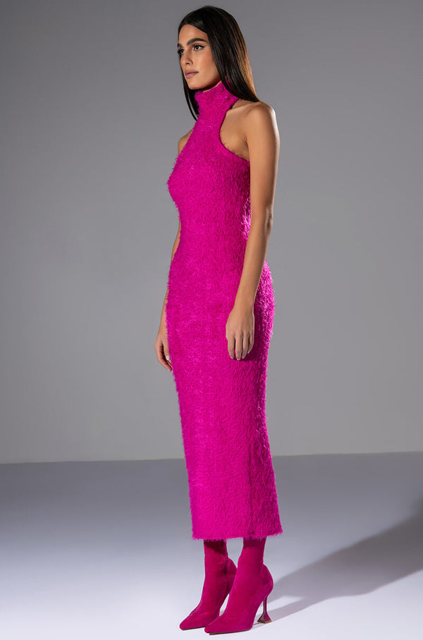 ON WE GO TEXTURED MAXI DRESS