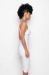 ON YOUR WISHLIST MINI DRESS WITH RHINESTONE BRA