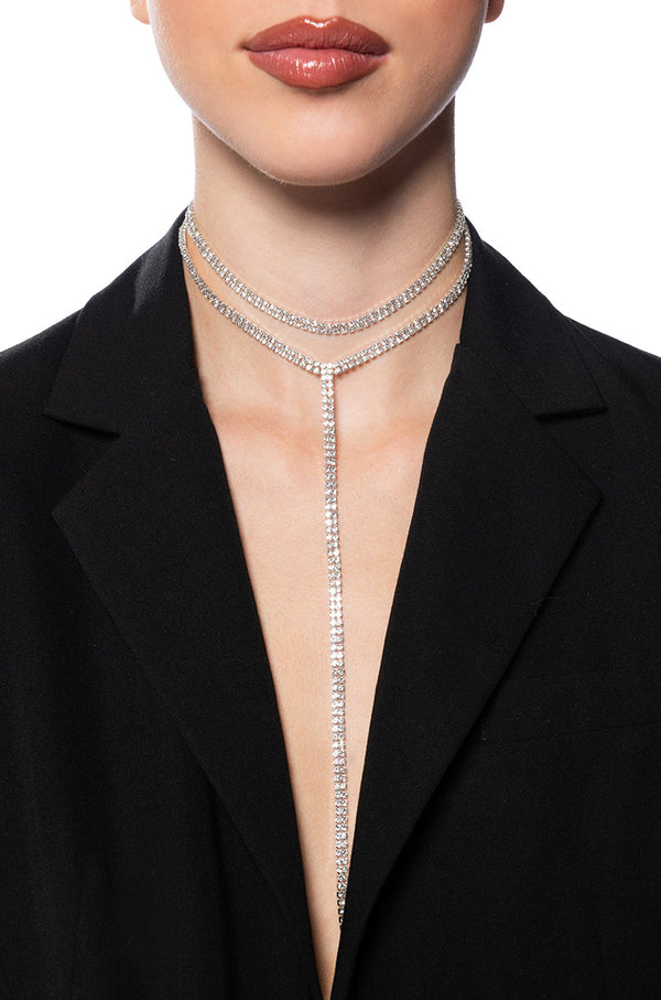 ONE OF A KIND SILVER SHINE NECKLACE