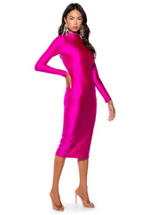 ONE OF ONE LONG SLEEVE MIDI DRESS