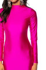 ONE OF ONE LONG SLEEVE MIDI DRESS