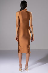 ONE OF ONE SLEEVELESS MIDI DRESS
