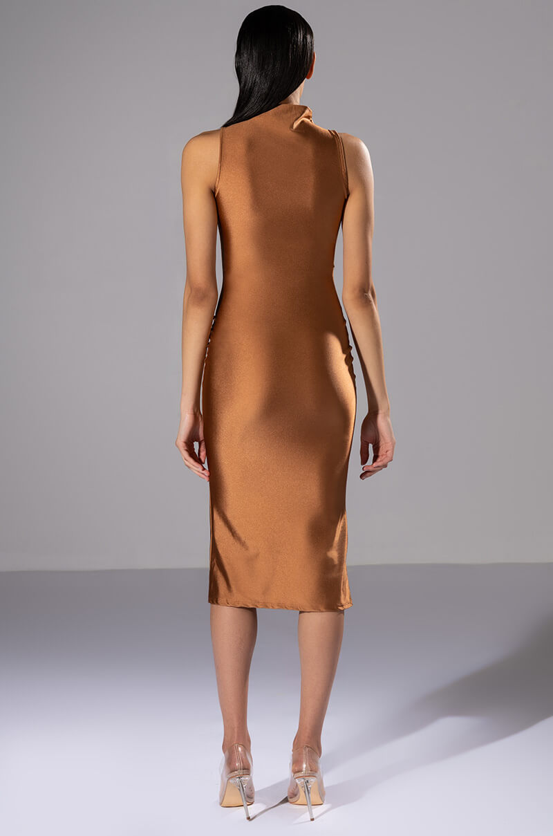 ONE OF ONE SLEEVELESS MIDI DRESS