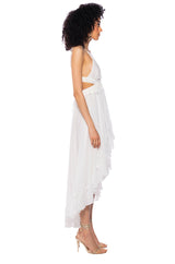 ONE SUMMER NIGHT HIGH LOW MAXI DRESS